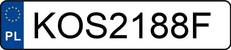 Numer rejestracyjny KOS 2188F posiada FORD  - KOS2188F Numer rejestracyjny KOS 2188F posiada FORD  - KOS2188F
