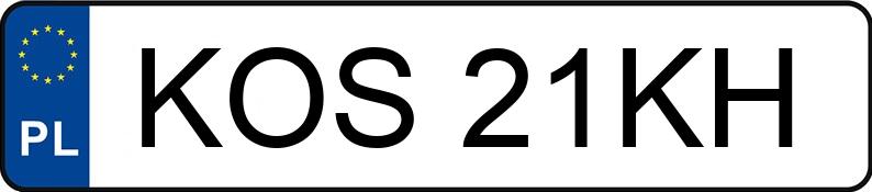 Numer rejestracyjny KOS 21KH posiada FIAT Punto 60 Kat. Selecta - KOS21KH