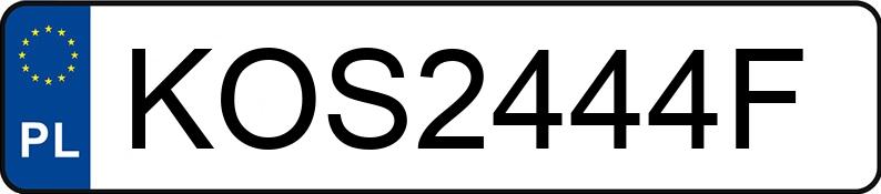 Numer rejestracyjny KOS 2444F posiada BMW 118i MR`19 E6d F40 118i MR`19 E6d F40 - KOS2444F