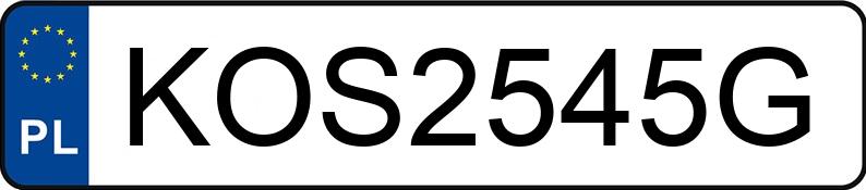Numer rejestracyjny KOS 2545G posiada PEUGEOT 308 - KOS2545G