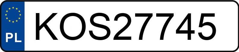 Numer rejestracyjny KOS 27745 posiada DAEWOO Tico 0.8 Kat. 800 SX - KOS27745