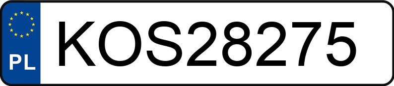 Numer rejestracyjny KOS 28275 posiada OPEL CORSA - KOS28275