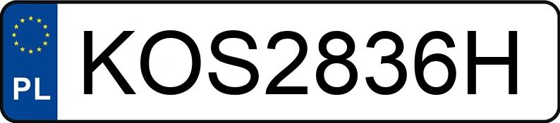 Numer rejestracyjny KOS 2836H posiada DACIA DUSTER - KOS2836H