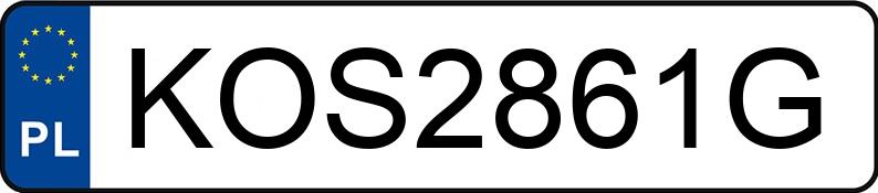 Numer rejestracyjny KOS 2861G posiada FORD MONDEO - KOS2861G
