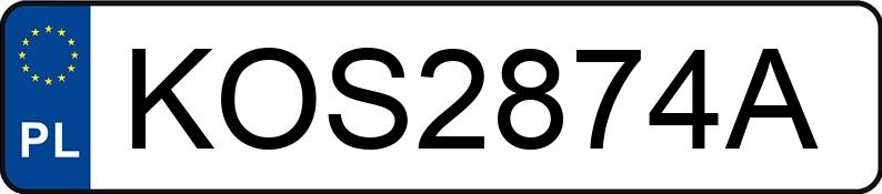 Numer rejestracyjny KOS 2874A posiada SKODA FABIA - KOS2874A