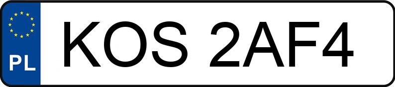 Numer rejestracyjny KOS 2AF4 posiada TEMA / TEMARED Skrzyniowa Pro 0.8t 2615 - KOS2AF4