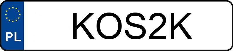 Numer rejestracyjny KOS 2K posiada MERCEDES-BENZ 260 E Kat. 124 260E - KOS2K