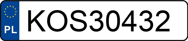 Numer rejestracyjny KOS 30432 posiada OPEL Corsa B 1.4i Kat. MR`93 Joy - KOS30432