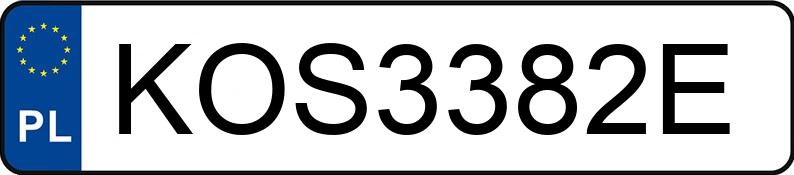 Numer rejestracyjny KOS 3382E posiada BMW 320 Diesel Kat. MR`98 E46 320 Diesel Kat. MR`98 E46 - KOS3382E