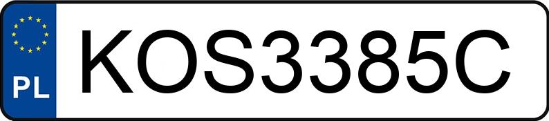 Numer rejestracyjny KOS 3385C posiada AUDI A4 - KOS3385C Numer rejestracyjny KOS 3385C posiada AUDI A4 - KOS3385C