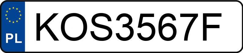 Numer rejestracyjny KOS 3567F posiada VOLVO S80 2.9 T6 MR`98 E2 Geartronic - KOS3567F