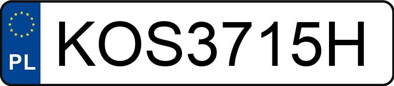 Numer rejestracyjny KOS 3715H posiada VOLVO XC70 - KOS3715H