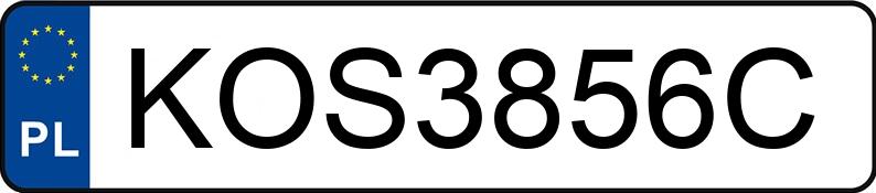 Numer rejestracyjny KOS 3856C posiada OPEL INSIGNIA GRAND SPORT - KOS3856C