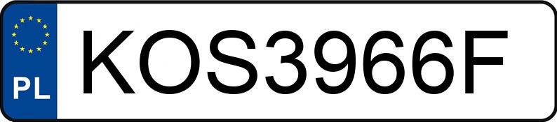 Numer rejestracyjny KOS 3966F posiada NISSAN MICRA 1.0 - KOS3966F