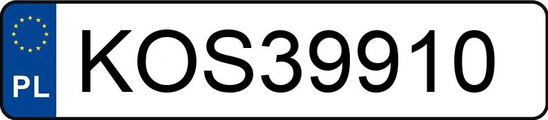 Numer rejestracyjny KOS 39910 posiada BMW 318i Kat. MR`98 E46 318i Kat. MR`98 E46 - KOS39910