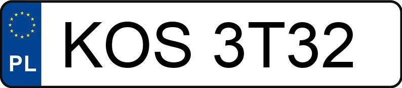 Numer rejestracyjny KOS 3T32 posiada BMW Z 4 Roadster 2.5 MR`02 E3 E85 Z 4 Roadster 2.5 MR`02 E3 E85 - KOS3T32 Numer rejestracyjny KOS 3T32 posiada BMW Z 4 Roadster 2.5 MR`02 E3 E85 Z 4 Roadster 2.5 MR`02 E3 E85 - KOS3T32