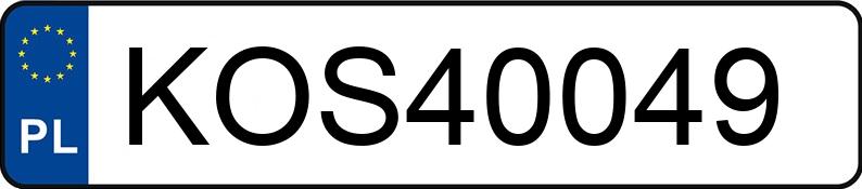 Numer rejestracyjny KOS 40049 posiada RENAULT SCENIC - KOS40049 Numer rejestracyjny KOS 40049 posiada RENAULT SCENIC - KOS40049