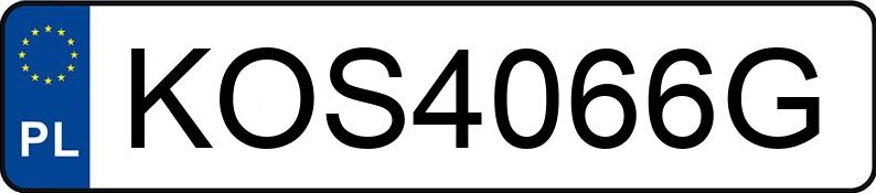 Numer rejestracyjny KOS 4066G posiada FORD MONDEO - KOS4066G