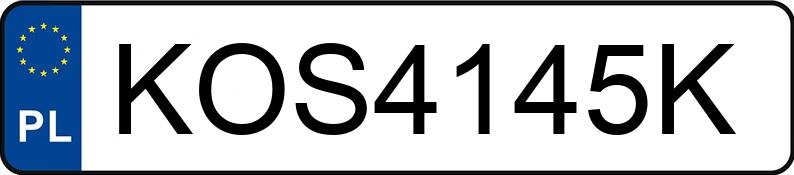 Numer rejestracyjny KOS 4145K posiada NISSAN QASHQAI - KOS4145K Numer rejestracyjny KOS 4145K posiada NISSAN QASHQAI - KOS4145K