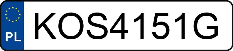 Numer rejestracyjny KOS 4151G posiada PEUGEOT Boxer 435 2.2 HDI MR`07 E4 3.5t L4 - KOS4151G