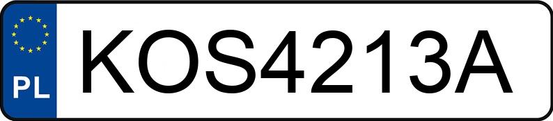 Numer rejestracyjny KOS 4213A posiada AUDI A4 Avant 1.9 TDi Kat. MR`05 E3 8E A4 Avant 1.9 TDi Kat. MR`05 E3 8E - KOS4213A