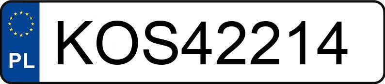 Registreringsnummeret KOS 42214 har KIA Cee d 1.6 MR`07 E4 Comfort - KOS42214