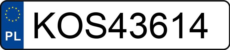 Numer rejestracyjny KOS 43614 posiada MERCEDES-BENZ 211 - KOS43614