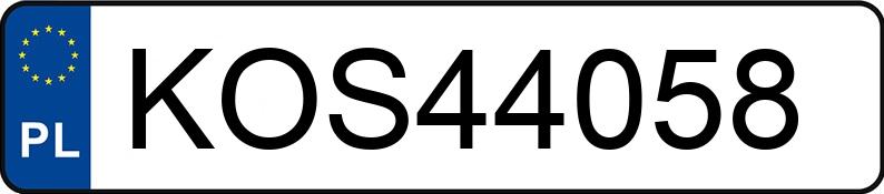 Numer rejestracyjny KOS 44058 posiada FSO-WARSZAWA 125P - KOS44058