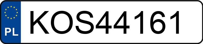 Numer rejestracyjny KOS 44161 posiada FIAT PANDA - KOS44161
