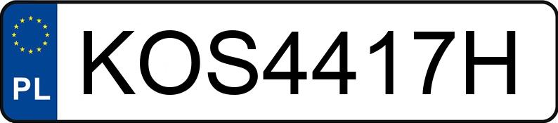 Numer rejestracyjny KOS 4417H posiada HONDA HR-V 1.5 e:HEV MR`25 E6e Advance - KOS4417H