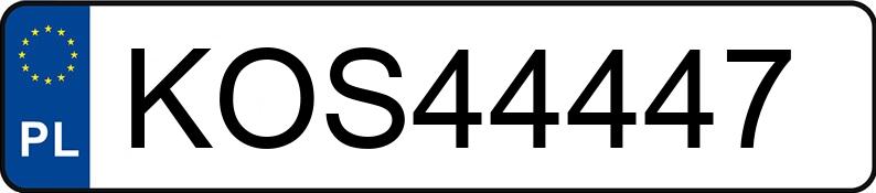 Numer rejestracyjny KOS 44447 posiada RENAULT CLIO - KOS44447