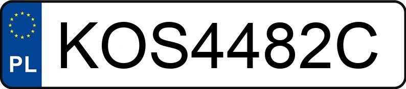 Numer rejestracyjny KOS 4482C posiada SUZUKI Samurai 1.3 JX Long - KOS4482C