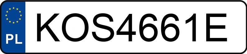 Numer rejestracyjny KOS 4661E posiada MERCEDES-BENZ CL 500 MR`06 E4 216 CL 500 MR`06 E4 216 - KOS4661E