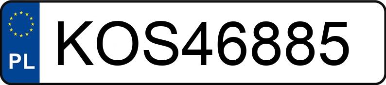 Die Registrierungsnummer KOS 46885 hat MERCEDES-BENZ Sport Coupe C180 Kat. MR`04 E3 203 Kompressor - KOS46885