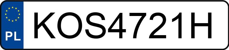 Numer rejestracyjny KOS 4721H posiada PEUGEOT 508 SW HDI MR`11 E5 Allure FAP - KOS4721H