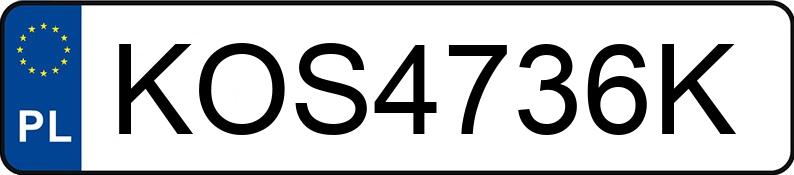 Numer rejestracyjny KOS 4736K posiada OPEL Vivaro 2.0 CDTI MR`07 E4 2.7t L1H1 - KOS4736K