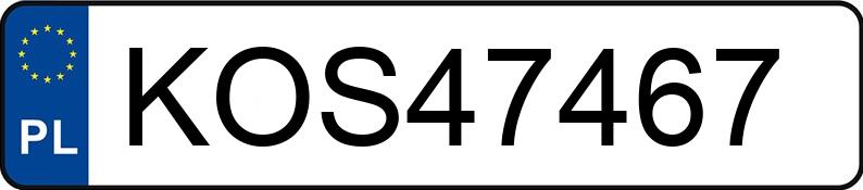 Numer rejestracyjny KOS 47467 posiada OPEL ASTRA - KOS47467 Numer rejestracyjny KOS 47467 posiada OPEL ASTRA - KOS47467