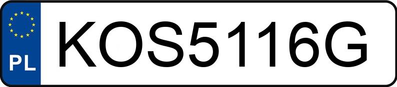 Numer rejestracyjny KOS 5116G posiada ALFA ROMEO Stelvio 2.0 Turbo MR`17 E6 Super - KOS5116G