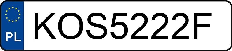 Numer rejestracyjny KOS 5222F posiada BMW 325i Kat. MR`01 E3 E46 X - KOS5222F Numer rejestracyjny KOS 5222F posiada BMW 325i Kat. MR`01 E3 E46 X - KOS5222F
