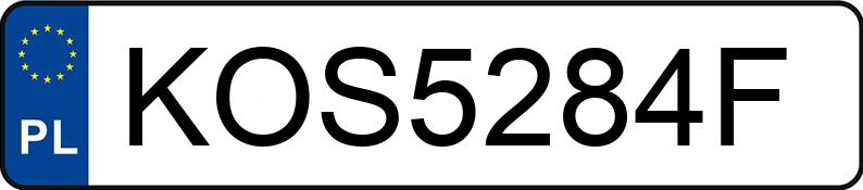 Pirat drogowy w pojeździe o numerach rejestracyjnych KOS5284F Pirat drogowy w pojeździe o numerach rejestracyjnych KOS5284F