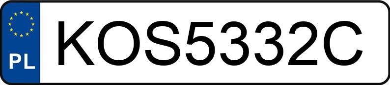Numer rejestracyjny KOS 5332C posiada VOLKSWAGEN POLO - KOS5332C