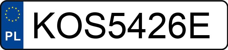 Numer rejestracyjny KOS 5426E posiada ALFA ROMEO Giulietta 1.4 16V MR`10 E5 940 TB Distinctive - KOS5426E