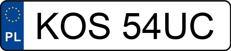 Numer rejestracyjny KOS 54UC posiada VOLKSWAGEN GOLF 1.4 - KOS54UC
