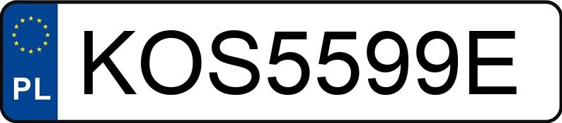 Numer rejestracyjny KOS 5599E posiada HONDA CIVIC 5D - KOS5599E