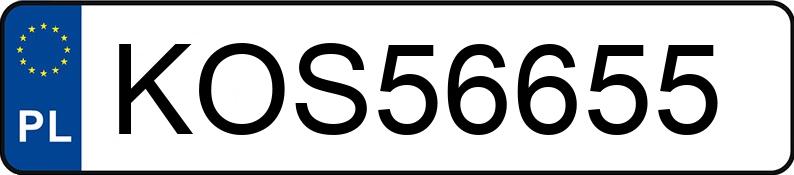 Numer rejestracyjny KOS 56655 posiada OPEL ASTRA - KOS56655