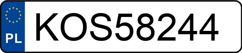 Numer rejestracyjny KOS 58244 posiada OPEL ASTRA CABRIO - KOS58244 Numer rejestracyjny KOS 58244 posiada OPEL ASTRA CABRIO - KOS58244