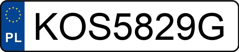 Numer rejestracyjny KOS 5829G posiada ALFA ROMEO 159 - KOS5829G