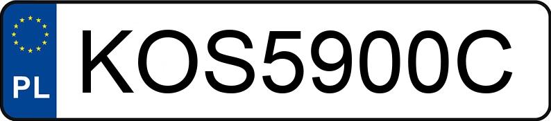 Numer rejestracyjny KOS 5900C posiada VOLKSWAGEN Golf V 1.6 MR`03 E4 GT Sport - KOS5900C Numer rejestracyjny KOS 5900C posiada VOLKSWAGEN Golf V 1.6 MR`03 E4 GT Sport - KOS5900C