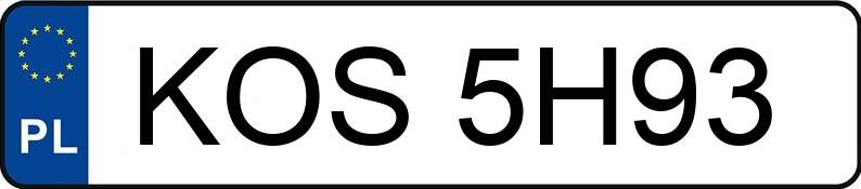 Numer rejestracyjny KOS 5H93 posiada DAF FT 95 XF 430 - KOS5H93