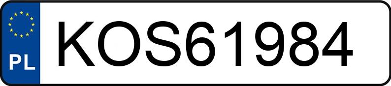 Numer rejestracyjny KOS 61984 posiada ALFA ROMEO 159 1.9 JTDM-jet DPF MR`05 E4 939 Distinctive - KOS61984